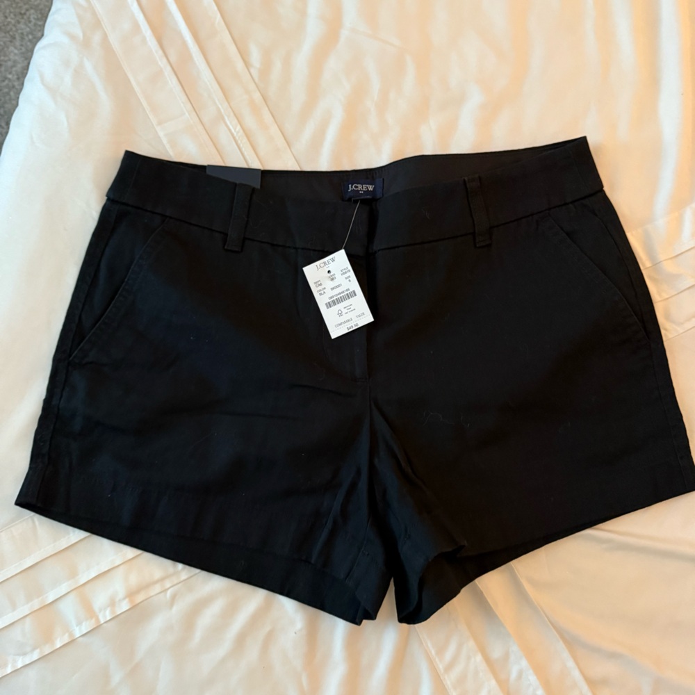 J crew black shorts